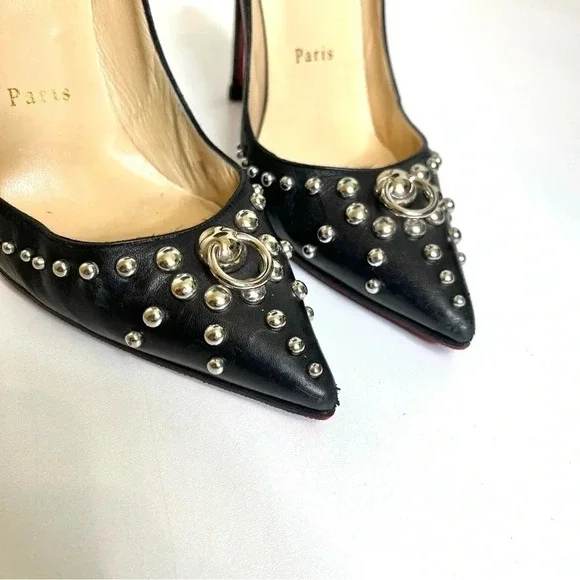 Christian Louboutin So Kate black door knock heels size 37 - Picture 4 of 14